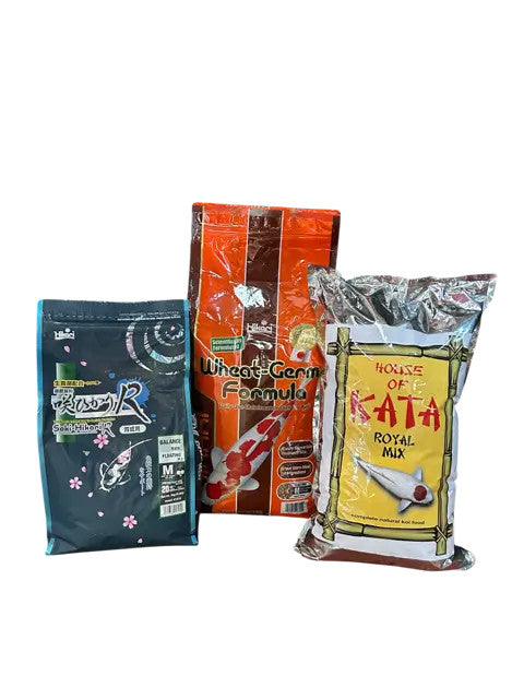 Nourriture carpes koi